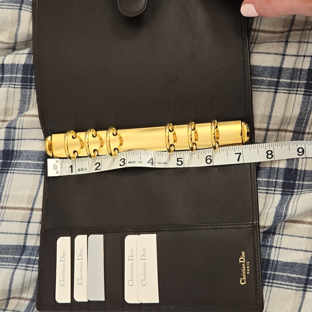 CHRISTIAN DIOR Lambskin Cannage Notebook Agenda with ORIGINAL INCLUSIVE … - Picture 5 of 17